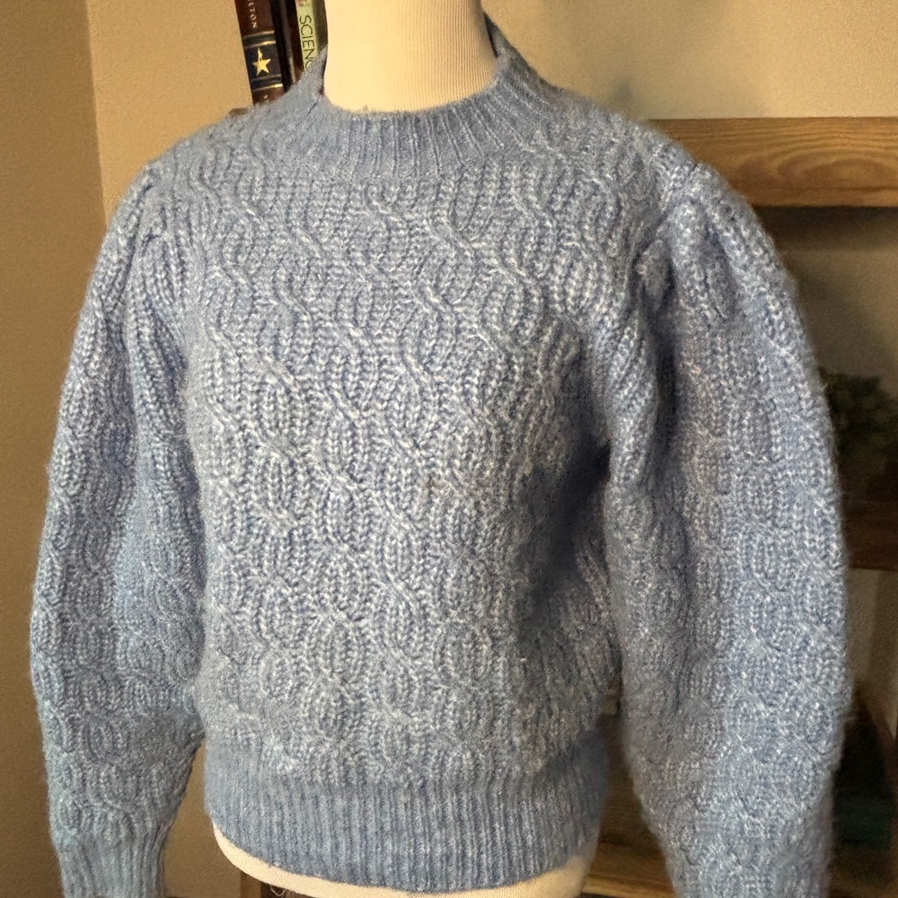 Mango Light Blue Sweater - Picture 6 of 6
